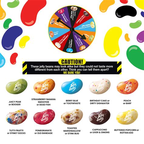 jelly bean roulette flavours